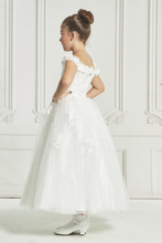 Load image into Gallery viewer, Macis Design - Off Shoulder W/Lace Communion Dress 1984T