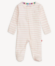 Load image into Gallery viewer, Magnetic Me - Striped Organic Cotton Footie