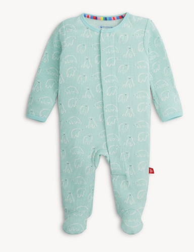 Magnetic Me - Mint Blue Polaris Footie/ Sleeper