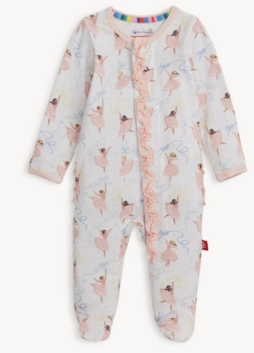 Magnetic Me - Pretty Plies Footie w/ Ruffle