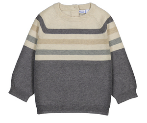 Mayoral - Striped/ Color-Block Sweater