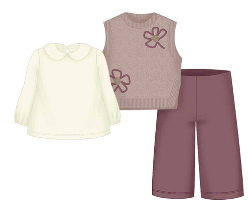 Mayoral - 3-pc Set Rose
