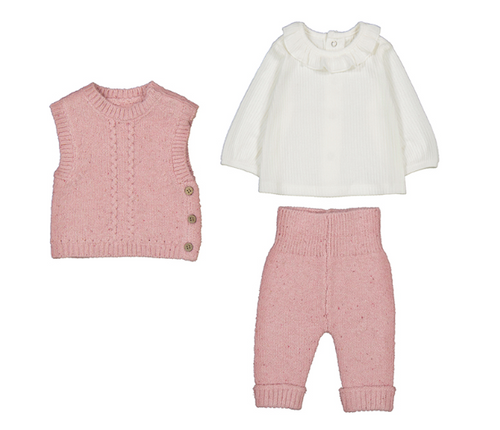 Mayoral - 3pcs Knit Legging Set