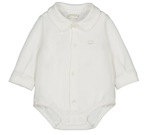 Mayoral - Onesie Button Down T-Shirt