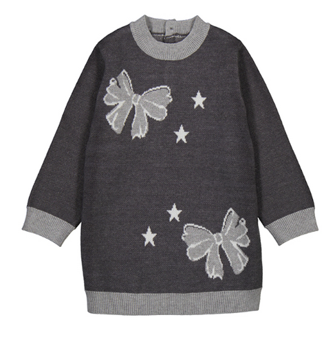 Mayoral - Knit Bow Themed Dress