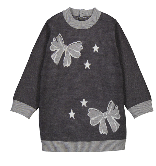 Mayoral - Knit Bow Themed Dress