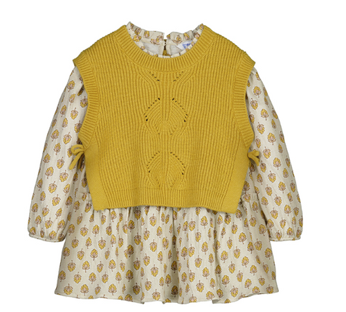 Mayoral - Knitted Vest + Dress