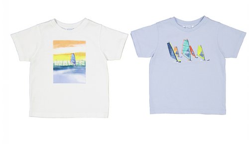 Mayoral - 2PC Sailing SS T-Shirt