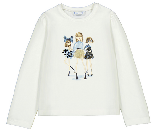 Mayoral -  L/S Shirt Girls in Dresses