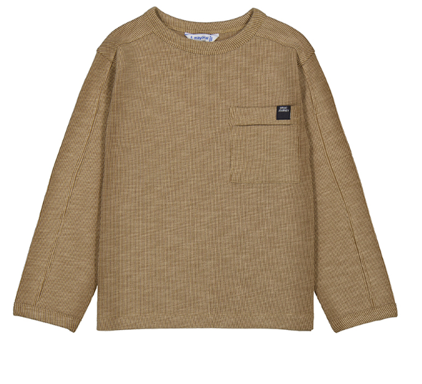 Mayoral - Textured  L/S T-shirt w/Pocket