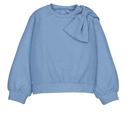 Mayoral - Gauze Pullover w/ Shoulder Bow