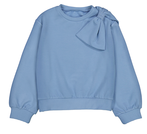 Mayoral - Gauze Pullover w/ Shoulder Bow