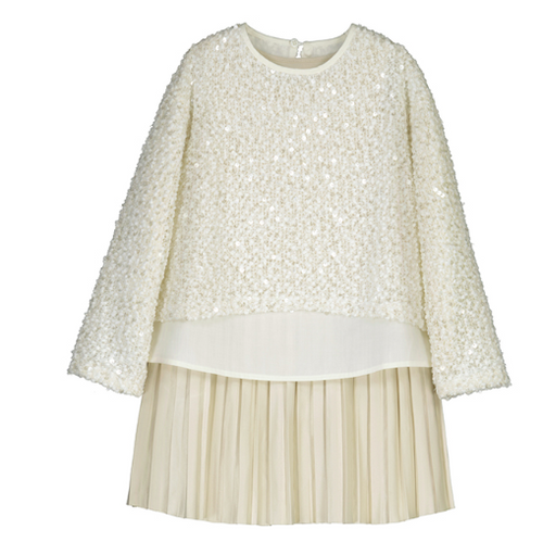 Mayoral - Sequin Combined Dress Set