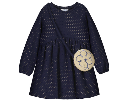 Mayoral - Fleece Dress w/ Bag