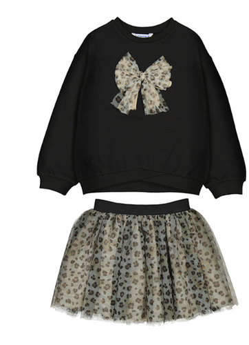 Mayoral - Bow Tulle Skirt Set