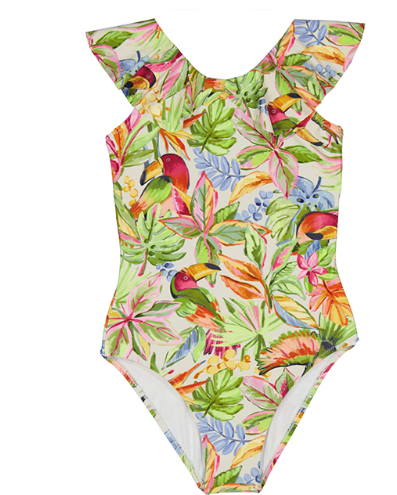 Mayoral - Tropical Printed Swimsuit