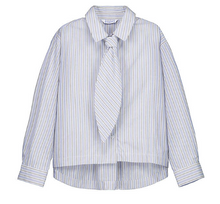 Load image into Gallery viewer, Mayoral -  Poplin Blouse w/ Neck Tie (More Colors)