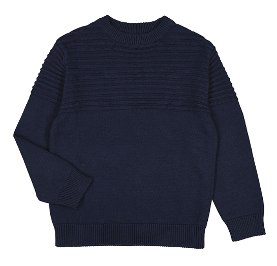 Mayoral - Navy Textured Sweater