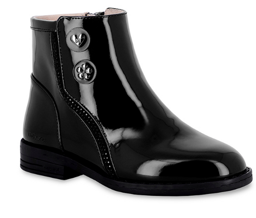 Mayoral - Black Patent Bootee 44/46562