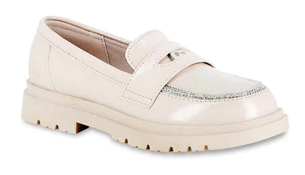 Mayoral- Ivory Patent Moccasins