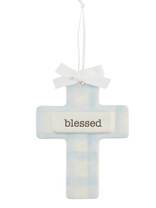 Mud Pie - Ceramic Keepsake Cross