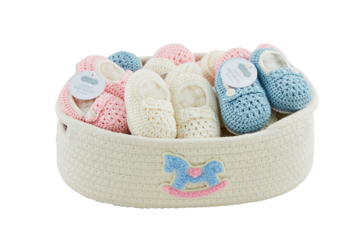 Mud Pie - Crochet Baby Booties