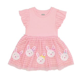 sequin easter dress Sunny Fashion Girls Dress Blue Rainbow Sequin Star Easter Rabbit Bunny Egg Hunting 6 Years, Girl's