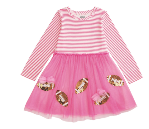 Mud Pie - Sequin Football Tutu Dress
