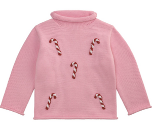 Mud Pie - Candy Cane Rollneck Sweater