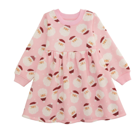 Mud Pie - Santa Sweatshirt Dress