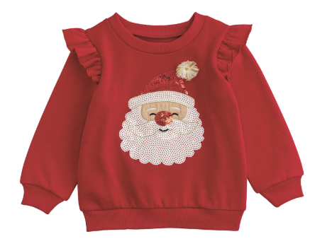 Mud Pie - Santa Sequin Sweatshirt