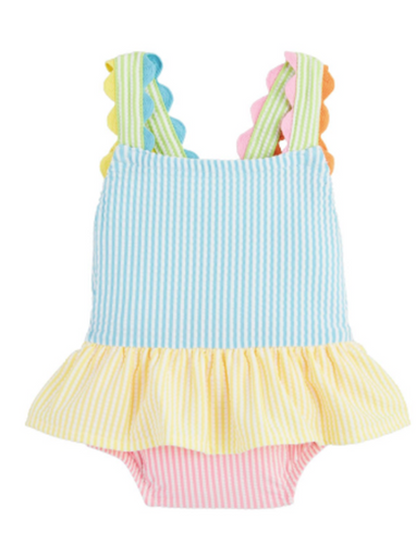Mud Pie - Seersucker Ric Rac Swimsuit