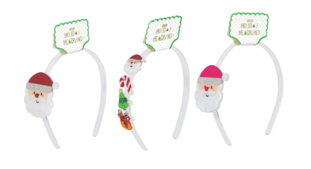Mudpie - Acrylic Holiday Headbands