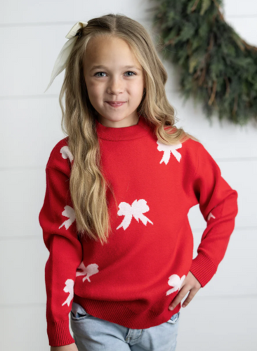 Oopsie Daisy - Bow Sweater