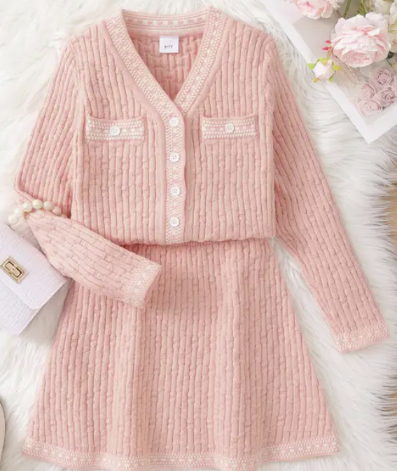 PatPat - Sweater/ Skirt Set