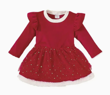 PatPat - Santa Dress w/ Headband