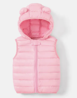 Pat Pat - Fall and Winter Puffy Vest Pink