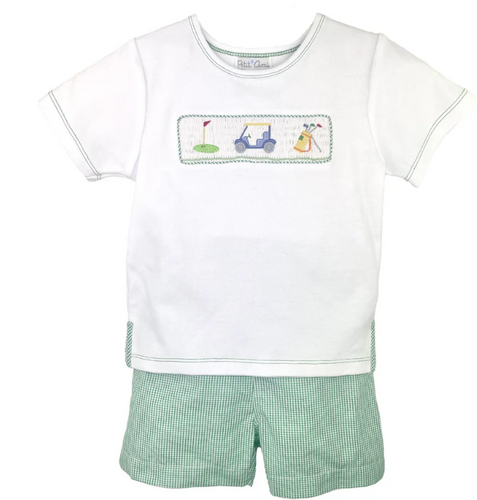 Petit Ami - Toddler Golf Short Set