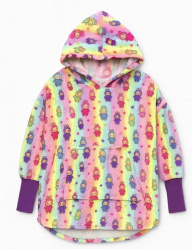 Preppy Goose - Plush Fuzzy Doll Oversized Hoodie