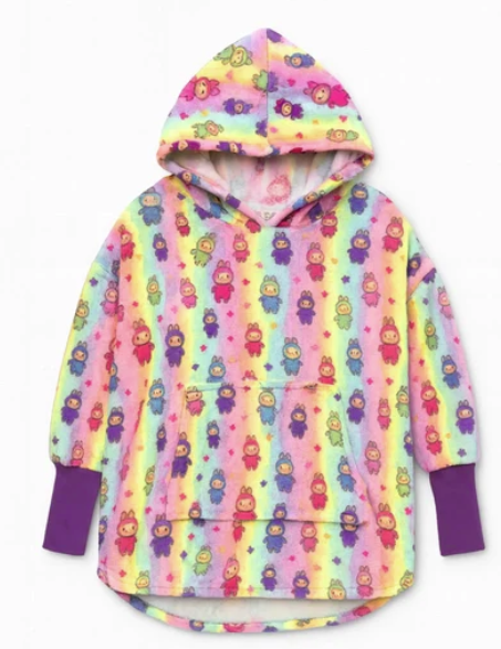 Preppy Goose - Plush Fuzzy Doll Oversized Hoodie