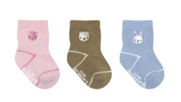 Robeez - Tiny Critters 3pk Socks