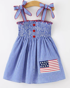 fourth of july infant dress Amazon.com: LYSINK My First 4th of July Baby Girl Outfit Infant Smocked  Bubble Romper Fly Sleeve Embroidery Flag Newborn Summer Clothes (Be Blue,  0-3 Months): Clothing, Shoes & Jewelry