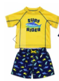 Load image into Gallery viewer, Swimsuit Station - Baby Boy Rash Guard Set (More Colors)