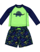 Load image into Gallery viewer, Swimsuit Station - Baby Boy Rash Guard Set (More Colors)