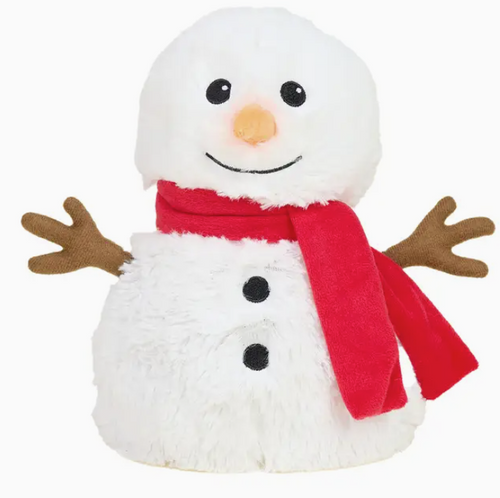 Warmies - Red Scarf Snowman