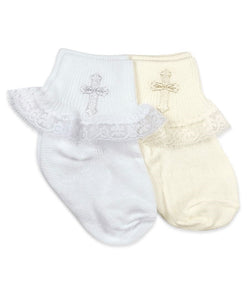 Jefferies - Girl Christening Socks