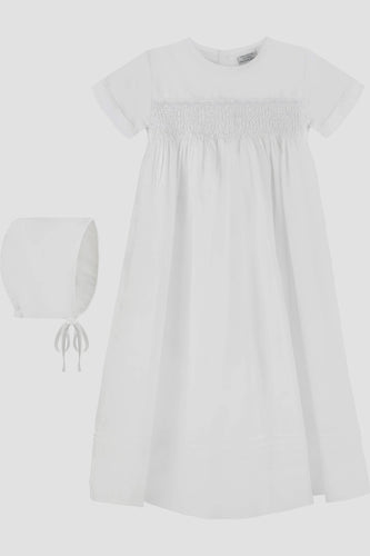 Carriage Boutique - Smocked Christening Dress