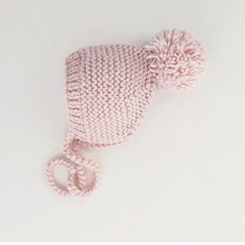 Load image into Gallery viewer, Huggalugs - Garter Stitch Knit Bonnet (More Colors)