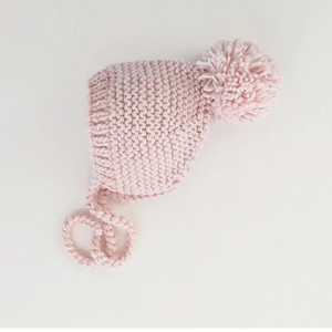 Huggalugs - Garter Stitch Knit Bonnet (More Colors)