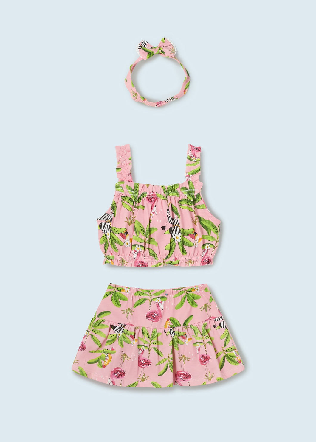 Mayoral - 3-Piece Matching Flamingo Set